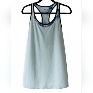 Champion Light Blue Built-In Bra Racerback Tank‎ Top XXL Athleisure Workout